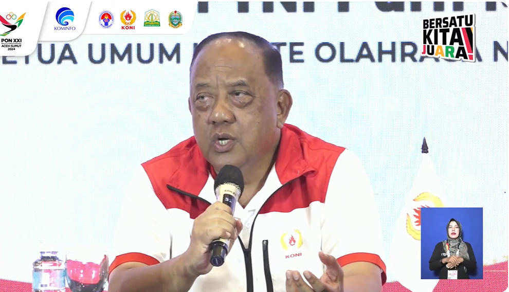 Ketua Umum KONI Pusat, Letjen TNI (Purn) Marciano Norman