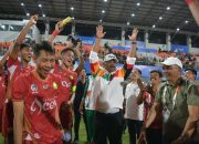 Juarai Grup A Cabor Sepakbola, Pj Gubernur Safrizal Kembali Beri Bonus