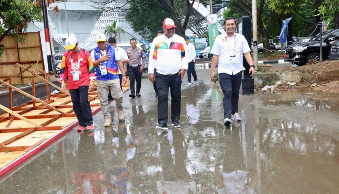 Tinjau Venue Terimbas Badai, Pj Gubernur Safrizal: Segera Kita Perbaiki