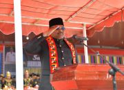 Pj Gubernur Safrizal Serahkan Bantuan Kebakaran dan Pimpin Apel HUT Simeulue