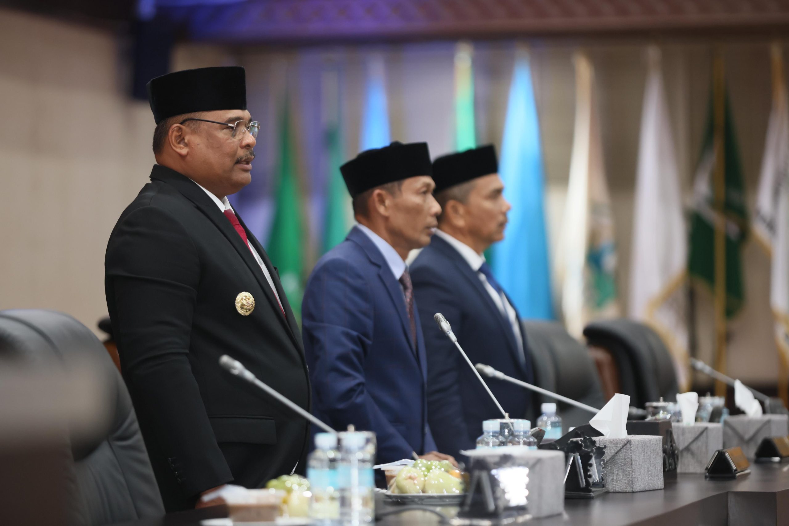 Pj Gubernur Aceh Dr, H Safrizal, ZA, M.Si mengikut Paripurna DPR Aceh Tahun 2024 dengan Agenda Penetapan Calon Pimpinan DPR Aceh Definitif , Jumat malam ,4/10/2024