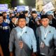 Ribuan Pendukung Antarkan AMIN Menuju Debat ke 2