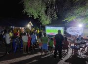 Kemkomdigi Fasilitasi Nobar Timnas Indonesia di Pengungsian Gunung Lewotobi