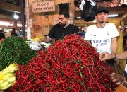 Jelang Pergantian Tahun, Harga Cabai di Pasar Tradisional Lambaro Melonjak