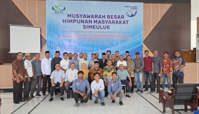 Mubes HIMAS 2024: Ketua DPRK Simeulue Dorong Kebersamaan dan Ide Besar Bangun Daerah