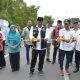 Pj. Gubernur Aceh, Dr. Safrizal, ZA. M. Si bersama Ketua DPR Aceh, Zulfadli , Plt. Sekda Aceh, Muhammad Diwarsyah dan Pj. Bupati Bireuen, Jamluddin melakukan pemotongan Pita sekaligus Penandatanganan Prasasti Peresmian Jembatan Tutu Panyang Samalanga, Kabupaten Bireuen, Jum’at, 07/02/2025.