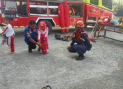 Kenalkan Bahaya Kebakaran, DPKP Banda Aceh Edukasi Anak TK dari Aceh Besar