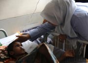 Marlina Muzakir Santuni Anak Penderita Tumor Ganas, Berikan Semangat di RSUDZA