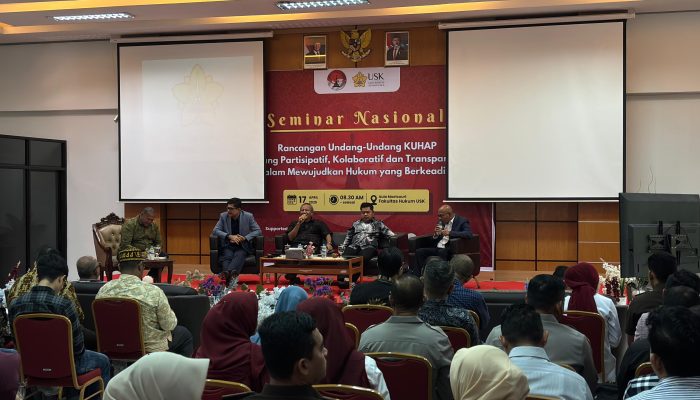 Pusat Riset Ilmu Kepolisian USK Gelar Seminar Nasional Bahas RUU KUHAP