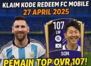 Bikin Tim Mu Jago, Klaim 15 Kode Redeem FC Mobile Terupdate 27 April 2025, Dapatkan Pemain Top dengan OVR 107!