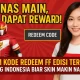 Timnas Main, Kita Dapat Reward! Klaim Kode Redeem FF Edisi Terbaru Dukung Indonesia Biar Skin Makin Nasionalis