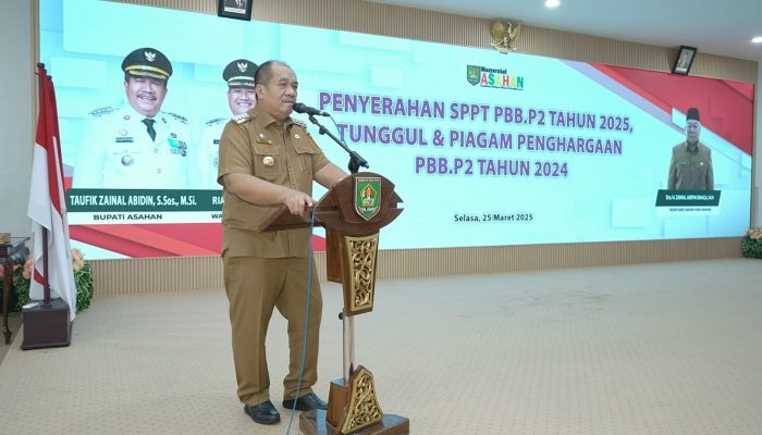Bupati Hadiri Penyerahan SPPT PBB-P2 Tahun 2025