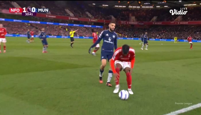 Nottingham Forest Kalahkan Manchester United 1-0, Dibabak Pertama