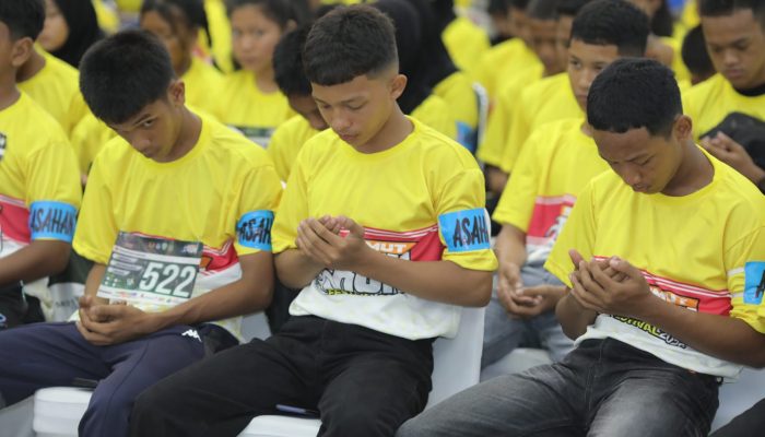 200 Pelajar Asahan Mengikuti Festival Fun Run Sumut 2025
