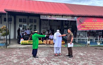 Terdakwa pelanggar Jarimah dieksekusi cambuk oleh algojo (dok ist)