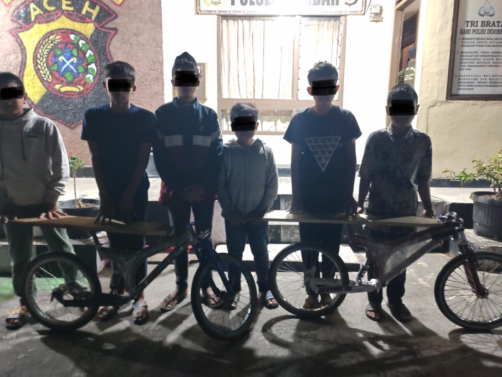 Anak-anak terlibat balap liar sepeda drag diamankan