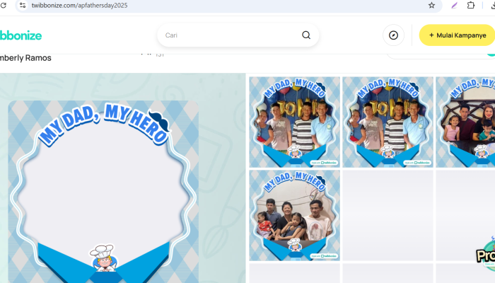 Flayer Father’s Day Keren dengan Twibbon untuk Status WhatsApp dan IG, Cara Bikin Foto Spesial Bareng Ayah Tanpa Aplikasi