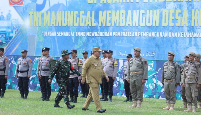 Bupati Asahan Buka TMMD ke-124 di Desa Silo Bonto
