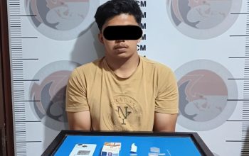 Pelaku penyalahgunaan narkoba di amankan polisi (dok ist).