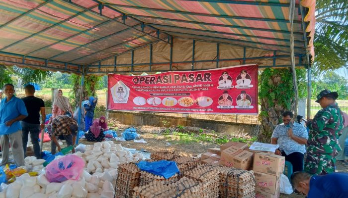 Pasar Murah di Aceh Utara, Beras Disubsidi Rp 3.000/Kg, Minyak Goreng dan Gula Harga Spesial!