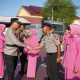 Kapolres Pidie Pimpin Upacara Kenaikan Pangkat 44 Personel