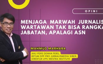 Mahmud Marhaba Ahli Pers Dewan Pers, Ketua Umum DPP Pro Jurnalismedia Siber (PJS)