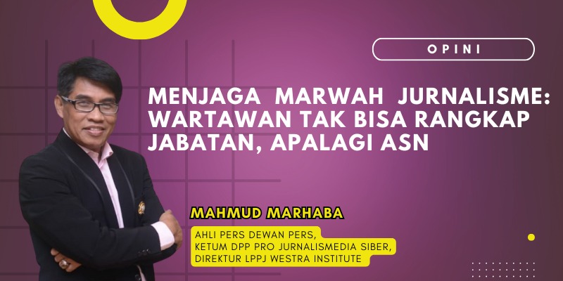 Mahmud Marhaba Ahli Pers Dewan Pers, Ketua Umum DPP Pro Jurnalismedia Siber (PJS)