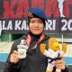 Polwan Polda Aceh Ini Raih Juara II Karate Piala Kapolri