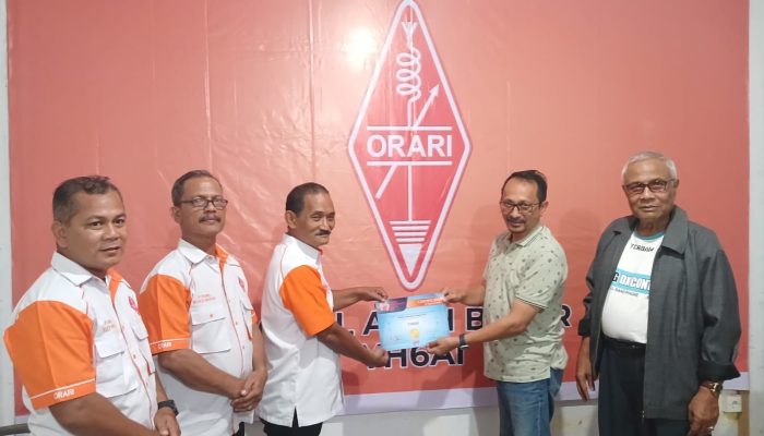 ORARI Lokal Aceh Besar Serahkan Sertifikat dan Piagam ORARI Anniversary Award 2025