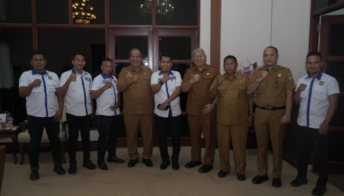 Audiensi Pertina Kabupaten Asahan dengan Bupati Bahas Kejurda Tinju 2025
