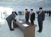 Tiga Jabatan Pimpinan Tinggi Pratama Kabupaten Asahan Sah di Lantik Bupati 