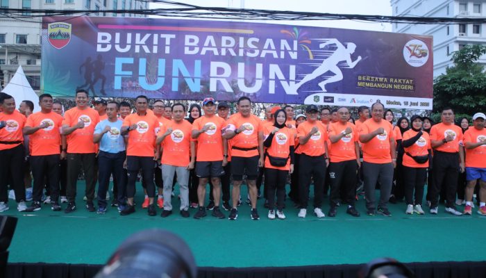 Bupati Asahan Mengikuti Acara Bukit Barisan Fun Run