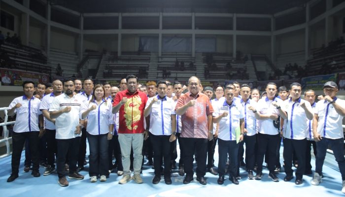 Pagelaran Kejurda Tinju Seleksi PON XVII 2025 di Asahan