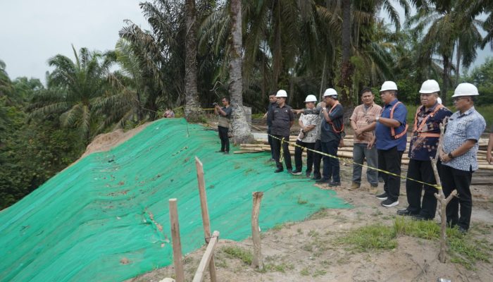 Bupati Asahan Tinjau Jalan Longsor dan Perbaikan di Kecamatan BP Mandoge
