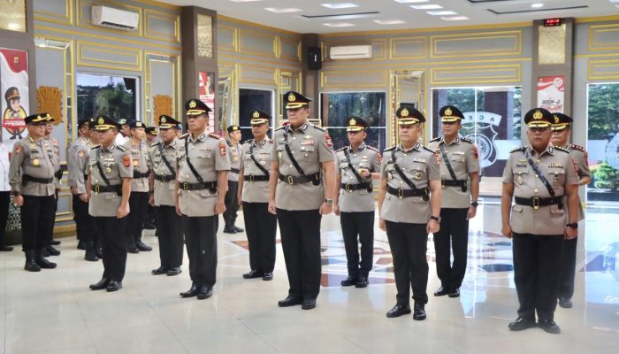 Kapolda Aceh Pimpin Sertijab Empat Pejabat Utama dan Dua Kapolres