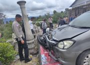 Kondisi sepeda motor yang di tabrak mobil Innova