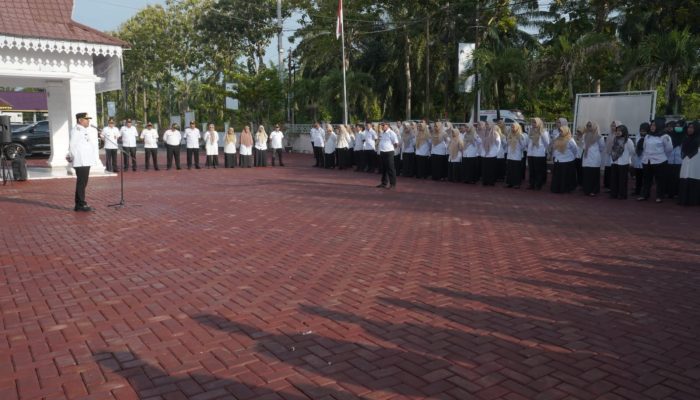Wakil Bupati Asahan Pimpin Apel di Dinas Kesehatan, Tekankan Pentingnya Disiplin dan Kualitas Layanan