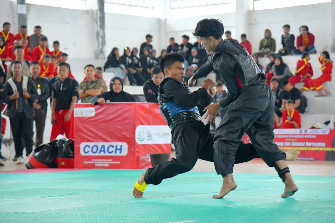 Para pendekar pencak silat ikuti kejuaraan Pencak Silat Piala Kejari Bener Meriah (dok Ist)