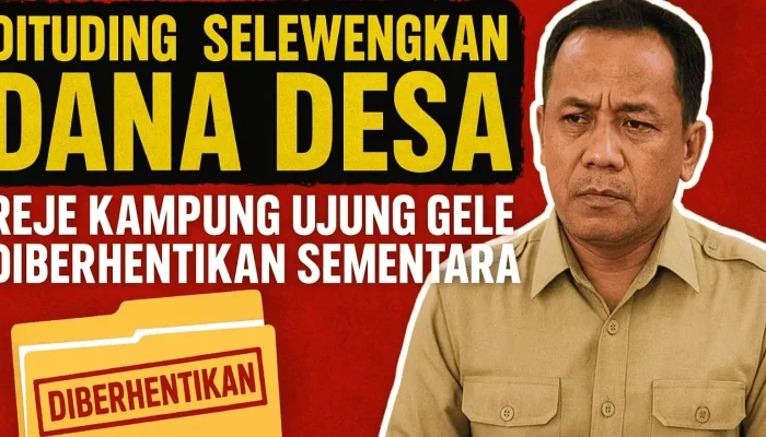 Dituding Selewengkan Dana Desa, Reje Kampung Ujung Gele Diberhentikan Sementara Waktu