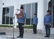 Wakil Bupati Asahan Pimpin Upacara Hardiknas ,Tekankan Disiplin 