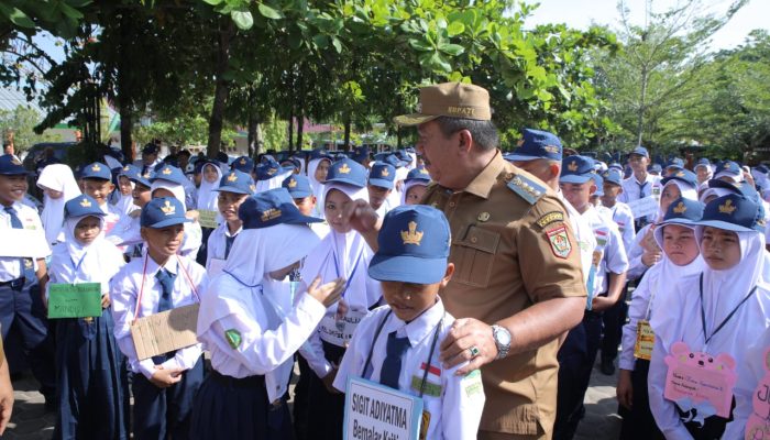 Bupati Asahan Berikan Motivasi MPLS di Resmikan