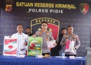 Polres Pidie Amankan Terduga Pelaku Pengoplosan Beras