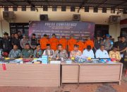 Polres Aceh Utara Amankan Enam Pria Diduga Sebar Ajaran Menyimpang