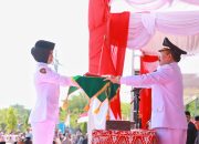 Kabupaten Pidie 55 Paskibraka Sukses Mengibarkan Bendera Merah Putih HUT Ke 80 RI