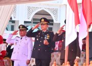 Kapolres Pidie Hadiri Upacara HUT ke-80 RI di Lapangan PCC Sigli