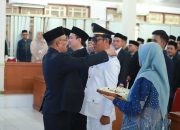 Bupati Pidie H. Sarjani Abdullah S.H Lantik 72 Pejabat Struktural