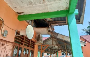 Potret Kondisi Kantor SDN 17 Tanah Jambo Aye, Aceh Utara [Foto/Munawir]