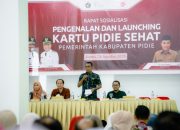 Sekda Pidie Drs. Samsul Azhar Launching Kartu Pidie Sehat