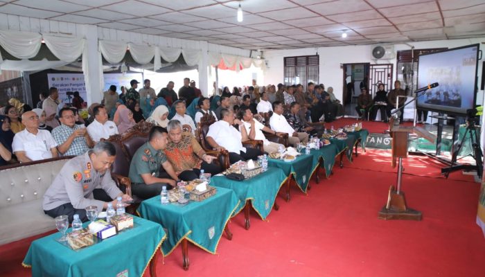 Bupati Asahan Mengikuti Zoom GPM Bersama Menteri Pertanian RI