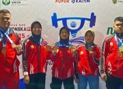 Keren, Lifter Aceh Penuhi Target Raih Emas di Kejurnas Yunior dan Youth